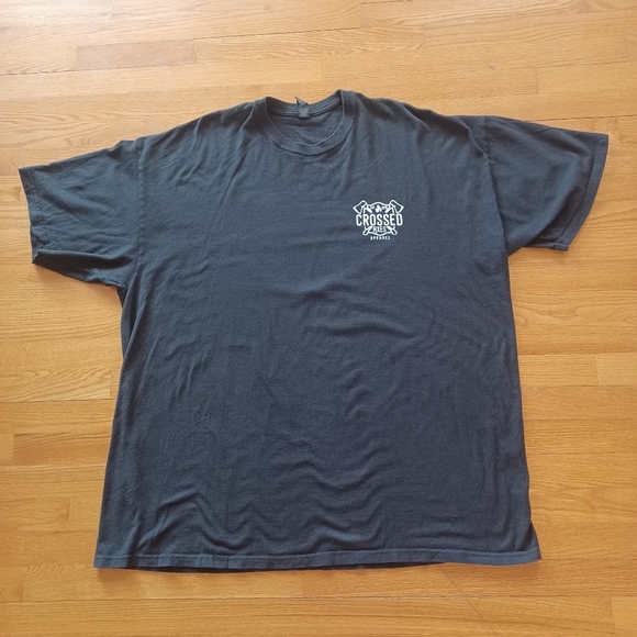 Crossed Axes Apparel Men's XXXL Short Sleeve 100% Cotton Canada Firefighter - Picture 5 of 9